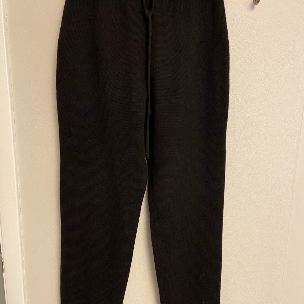 Cashmere black pants